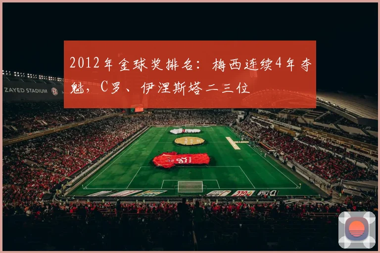 2012年金球奖排名：梅西连续4年夺魁，C罗、伊涅斯塔二三位