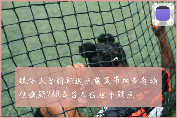 媒体人李新翔造点前莱昂纳多有越位嫌疑VAR是否忽视这个疑点